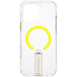 Dėklas Skinarma Helix Apple iPhone 16 Pro Magnetic Charging 360 Rotating Stand skaidrus - Image 4