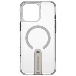 Dėklas Skinarma Helix Apple iPhone 16 Pro Max Magnetic Charging 360 Rotating Stand titanium - Image 4