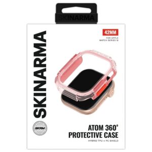 Dėklas Skinarma Atom Apple Watch 42mm rožinės spalvos - Image 3