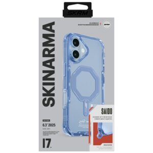 Skinarma Saido Dėklas Apple iPhone 17 Magnetic Charging Blue - Image 5