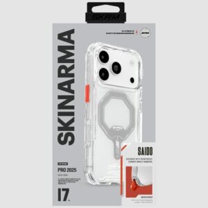 Skinarma Saido Dėklas Apple iPhone 17 Pro Magnetic Charging skaidrus - Image 2