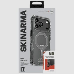 Skinarma Saido Dėklas Apple iPhone 17 Pro Magnetic Charging Graphite - Image 2