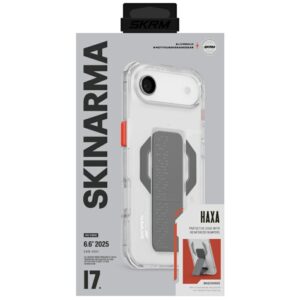 Skinarma Haxa Dėklas Apple iPhone Air Magnetic Charging + Grip Stand skaidrus - Image 5