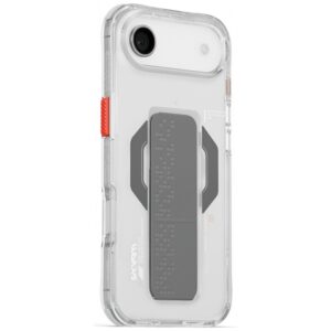 Skinarma Haxa Dėklas Apple iPhone Air Magnetic Charging + Grip Stand skaidrus