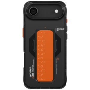 Skinarma Haxa Dėklas Apple iPhone Air Magnetic Charging + Grip Stand Graphite - Image 3