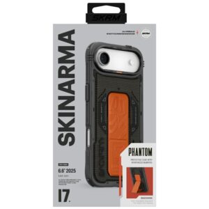 Skinarma Phantom Dėklas Apple iPhone Air Magnetic Charging + Grip Stand Olive - Image 5