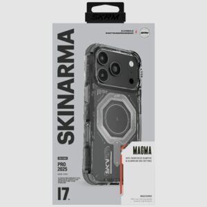 Skinarma Magma Dėklas Apple iPhone 17 Pro Magnetic Charging Graphite - Image 2
