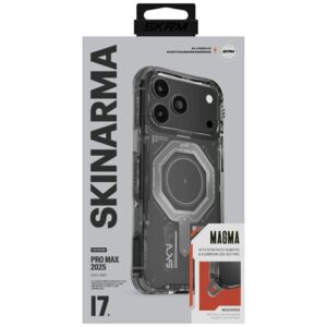Skinarma Magma Dėklas Apple iPhone 17 Pro Max Magnetic Charging Graphite - Image 5