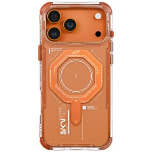 Skinarma Magma Dėklas Apple iPhone 17 Pro Max Magnetic Charging Orange - Image 3