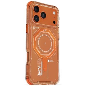 Skinarma Magma Dėklas Apple iPhone 17 Pro Max Magnetic Charging Orange