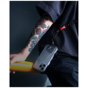 Universal lanyard adapter Skinarma Ekho grey - Image 4