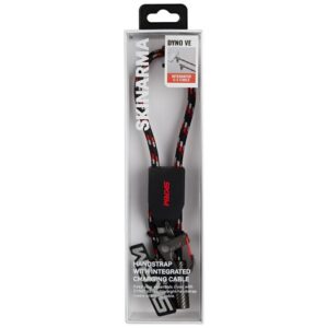 Universal wrist lanyard 2-in-1 kabelis Skinarma Dyno Ve USB-C/USB-C juodos spalvos - Image 3