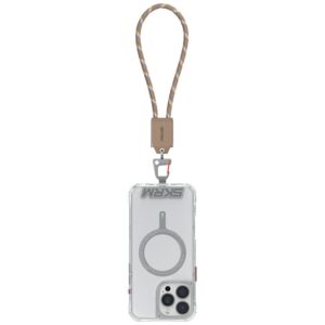 Universal wrist lanyard 2-in-1 kabelis Skinarma Dyno Ve USB-C/USB-C beige