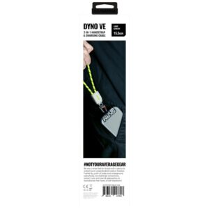 Universal wrist lanyard 2-in-1 kabelis Skinarma Dyno Ve USB-C/USB-C beige - Image 4
