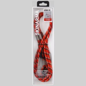 Universal phone lanyard kabelis 2in1 Skinarma Dyno Ve USB-C/USB-C red - Image 8