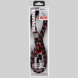 Universal phone lanyard kabelis 2in1 Skinarma Dyno Ve USB-C/USB-C juodos spalvos - Image 8