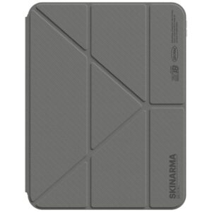 Dėklas Skinarma Zeta skirtas Apple iPad 11" A16 (2025) / Apple iPad 10.9" 10 gen. (2022) pilkos spalvos - Image 1