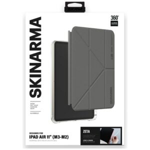 Dėklas Skinarma Zeta Apple iPad Air 11" (M2/M3/5Gen/4Gen) pilkos spalvos - Image 8
