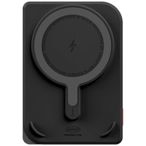 Powerbank Skinarma Nexus Mecha Magnetic Kick-Stand 5000mAh 20W PD USB-C MagSafe juodos spalvos - Image 4