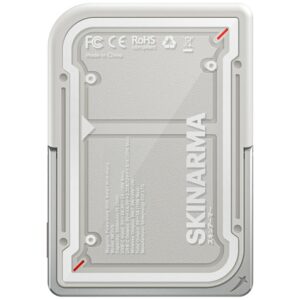 Powerbank Skinarma Nexus Mecha Magnetic Kick-Stand 5000mAh 20W PD USB-C MagSafe pilkos spalvos - Image 1