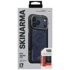 Dėklas Skinarma Vigor MagSafe skirtas Apple iPhone 17 Pro Max mėlynos spalvos - Image 6
