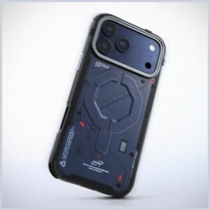 Dėklas Skinarma Vigor MagSafe skirtas Apple iPhone 17 Pro Max mėlynos spalvos - Image 5