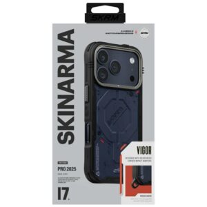 Dėklas Skinarma Vigor MagSafe skirtas Apple iPhone 17 Pro mėlynos spalvos - Image 4