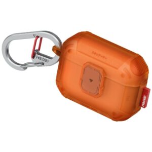 Dėklas Skinarma Mecha LE skirtas AirPods Pro 3 oranžinės spalvos - Image 1