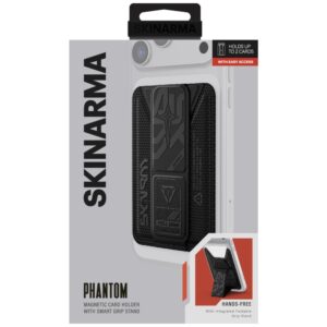 Wallet Skinarma Kado Phantom Magnetic Cardholder Grip Stand juodos spalvos - Image 3