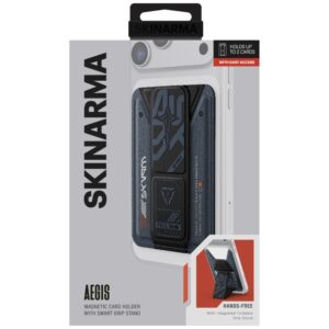 Wallet Skinarma Kado Aegis Magnetic Cardholder Grip Stand navy - Image 3