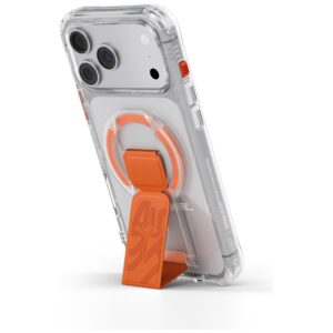 Magnetic handle Skinarma Arch XE Phaze Smart Grip-Stand oranžinės spalvos - Image 3