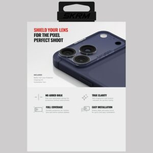 Camera Lens Glass Skinarma Magma Full Matte skirtas Apple iPhone 17 Pro blue - Image 3
