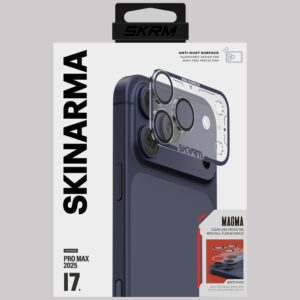 Camera Lens Glass Skinarma Magma Full Matte skirtas Apple iPhone 17 Pro Max blue - Image 3
