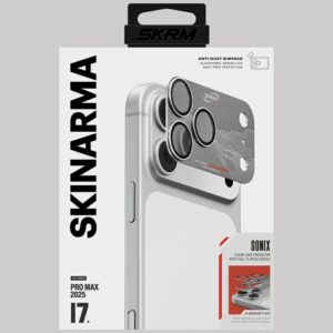Camera Lens Glass Skinarma Sonix Full Aluminium skirtas Apple iPhone 17 Pro Max silver - Image 4