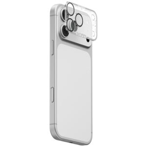 Camera Lens Glass Skinarma Magma Full Matte skirtas Apple iPhone 17 Pro Max grey - Image 1