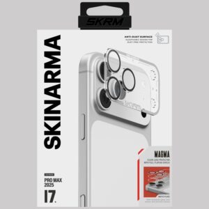 Camera Lens Glass Skinarma Magma Full Matte skirtas Apple iPhone 17 Pro Max grey - Image 3