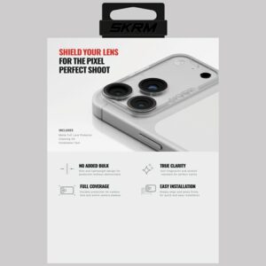 Camera Lens Glass Skinarma Magma Full Matte skirtas Apple iPhone 17 Pro Max grey - Image 4