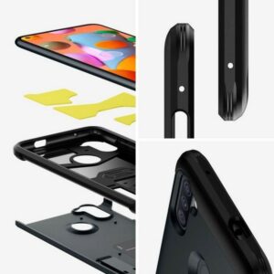 Spigen Tough Armor Samsung M115 M11 juodos spalvos ACS00857 - Image 3