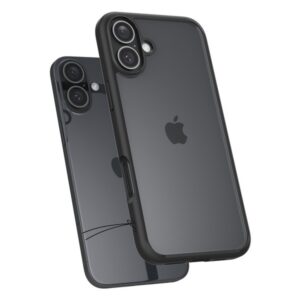 Spigen Ultra Hybrid iPhone 16 Plus 6.7" matinis juodas dėklas ACS08072 - Image 6