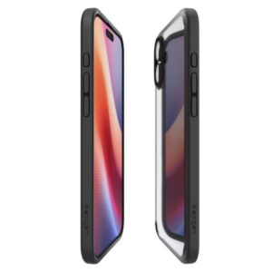 Spigen Ultra Hybrid iPhone 16 Plus 6.7" matinis juodas dėklas ACS08072 - Image 7