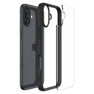 Spigen Ultra Hybrid iPhone 16 Plus 6.7" matinis juodas dėklas ACS08072 - Image 8