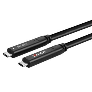 Lindy 43333 USB kabelis USB 3.2 Gen 1 (3.1 Gen 1) 10 m USB C Juoda - Image 3