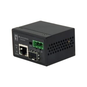 LevelOne IEC-4000 tinklo medijos keitiklis 100 Mbit/ai Juoda - Image 1
