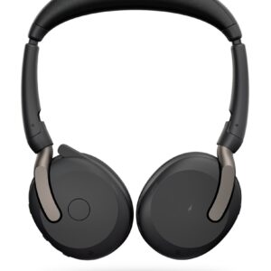 Jabra Evolve2 65 Flex Laisvų rankų įranga Bevielis Su lankeliu Biuras / skambučių centras USB A tipo Bluetooth Juoda - Image 3