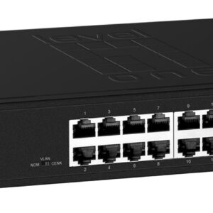 LevelOne Switch 24x GE GEU-2431 19" Rack Mount Kit Ne-valdomas Gigabit Ethernet (10/100/1000) 1U Juoda - Image 2