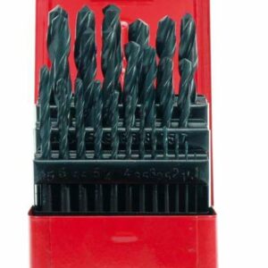VOREL METALO GRĄŽTŲ RINKINYS JUODAS 25vnt. /1,0-13,0/