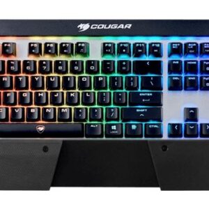 COUGAR CGR-WM1MB-ATR klaviatūra Žaidimams USB QWERTY Anglų Aliuminis, Juoda