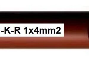 Photovoltaic cable // MG Wires // 1x4mm2, 0.6/1kV red H1Z2Z2-K-R-4mm2 RD, 50m package - Image 1