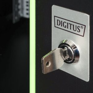 Digitus DN-19 12U-6/6-SW lentyna Sieninis stovas Juoda - Image 2
