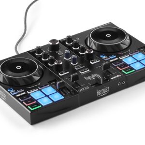 Hercules Inpulse 200 MK3 Skaitmeninis vinilo sistemos (DVS) mikšerinis pultas 2 kanalai Juoda